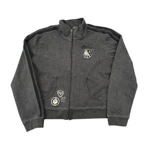 Vintage Disney Store Grumpy Seven Dwarfs Zip Up Track Jacket Grey Womens Large